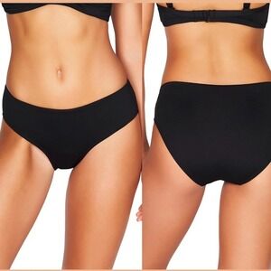 NWT Sea Level Swim Australia Essentials Mid Bikini Pant Black SL4015P Women Sz 6